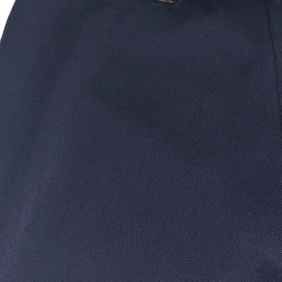 Vertigo Paris Navy Blue Dress Trousers with Silver Hardware Detailing (size 12P) - Picture 5 of 6